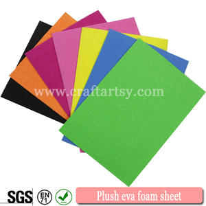 Wholesale for colorful craft Plush foam sheets